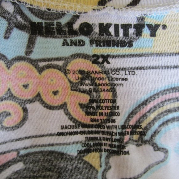 Hello Kitty & Friends Sanrio Women 2X T-shirt - Picture 7 of 7